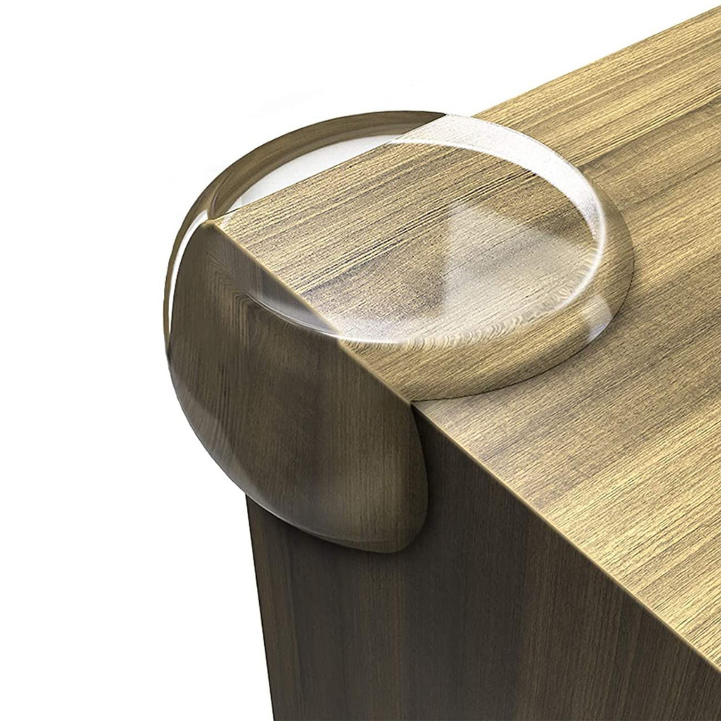 Kit 12 Protetor De Canto De Silicone Macio Protege A SegurançA Do Bebê FáCil De Instalar Protetor De Canto Transparente