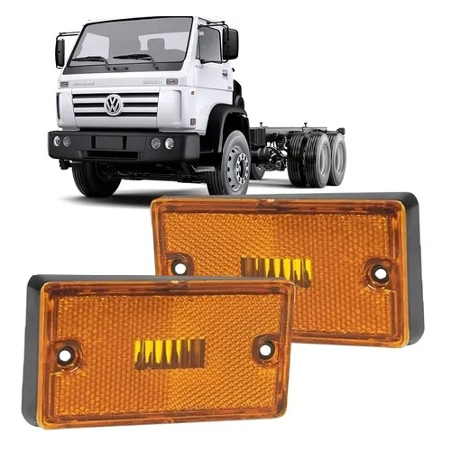 Par Lanterna Caminhão Seta Pisca Worker Ambar Lateral Vw em Oferta na Shopee
