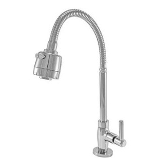 Torneira Gourmet de Metal para Mesa com Jato de 2 saídas (Chuveiro e Jato)