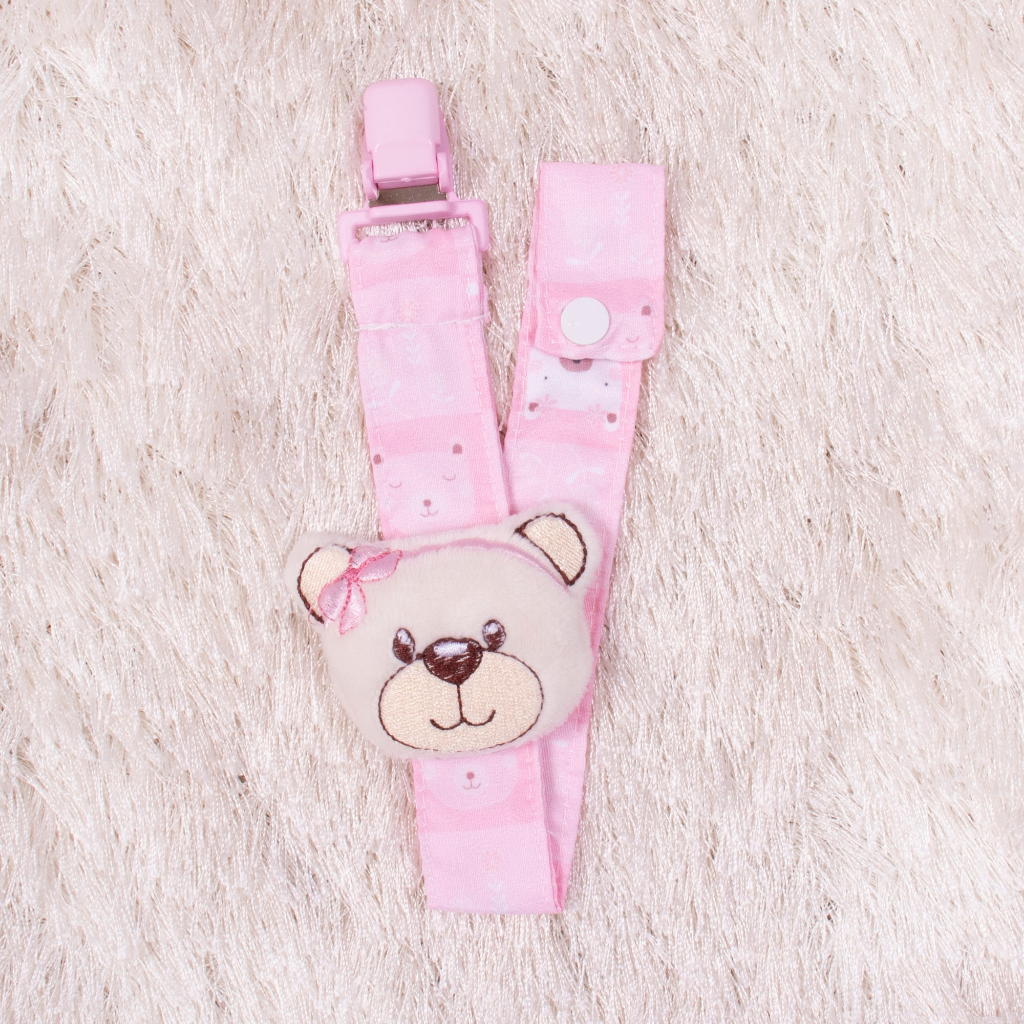 Cordão Para Chupeta com Prendedor para Bebê