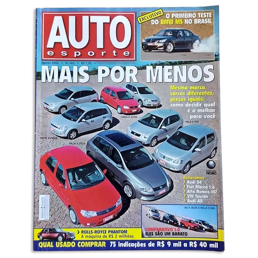 Revista Auto Esporte 483 Ago2005 Rolls-royce Phantom Carro S2
