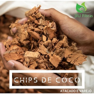CHIP DE COCO LAVADO 1 a 40 litros em Oferta na Shopee