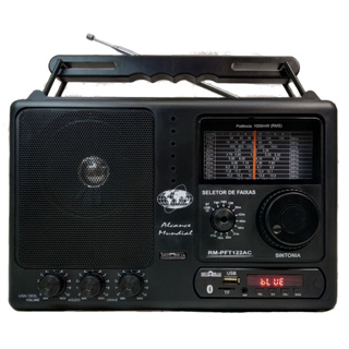 RADIO PORTATIL 12 FAIXAS MOTOBRAS C/BLUETHOOTH em Oferta na Shopee