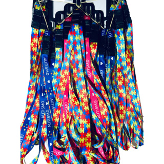 Kit 60 cordões c/ engate - Autismo tradicional em Oferta na Shopee