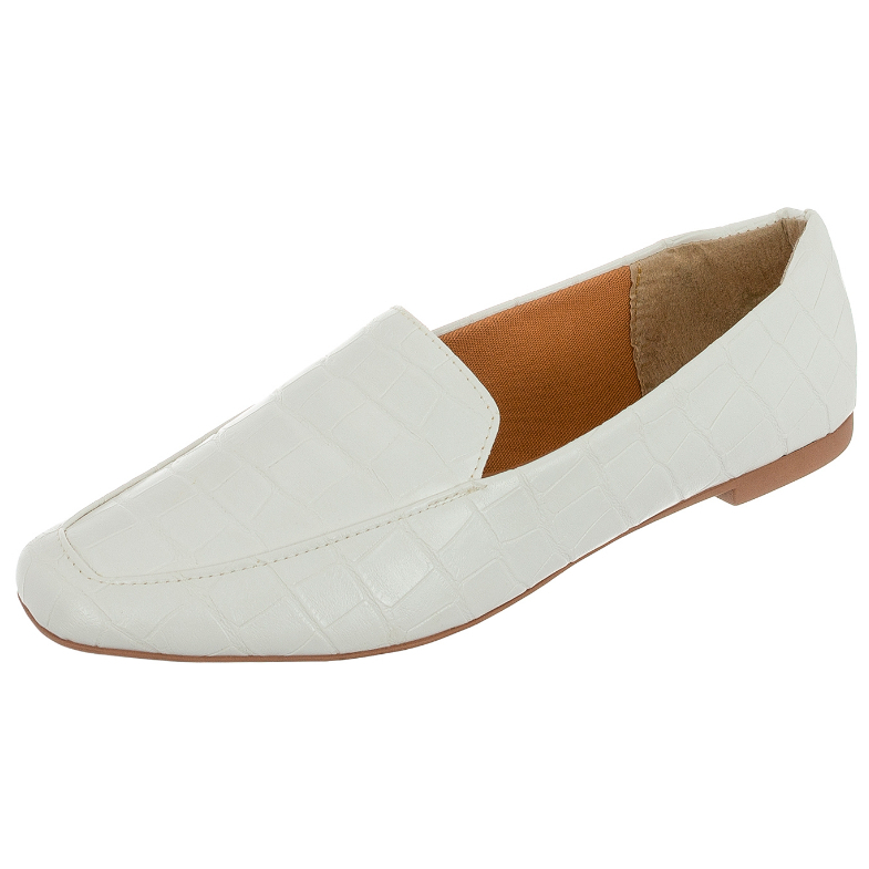 Sapatilha Mocassim Loafer Camurça Sapato Feminino Donatella Shoes Liso
