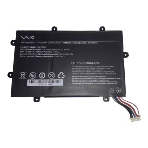 BATERIA NOTE SONY VAIO V525290 - 11.4V/3650mAh