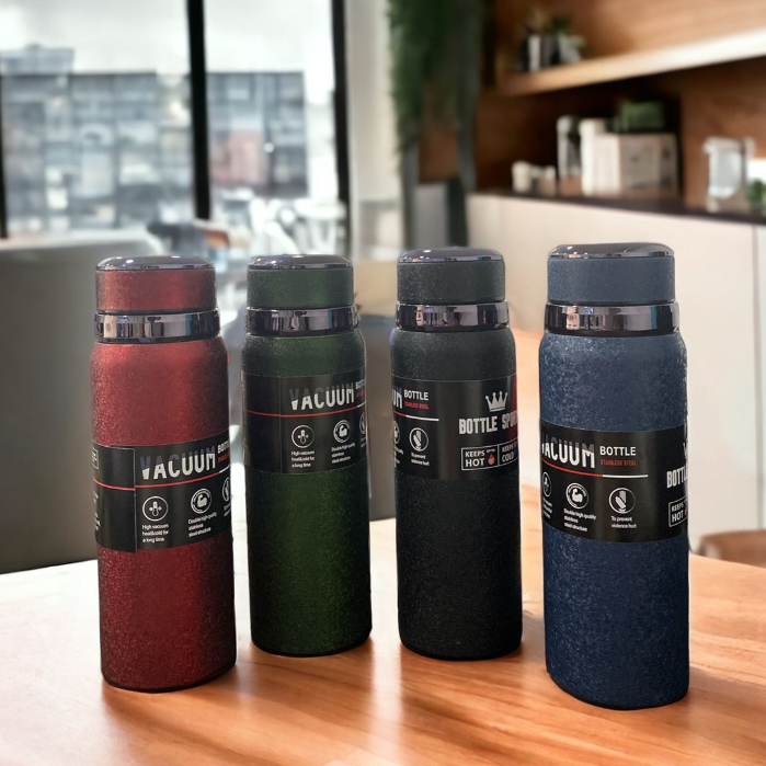 Garrafa Térmica Portátil 800ML Aço Inox C/ Vacuum Com Infusor Água Café Liquido Chá