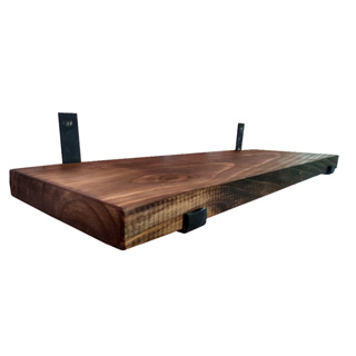 Prateleira industrial madeira grossa maciça mão francesa 19 cm profundidade em Oferta na Shopee