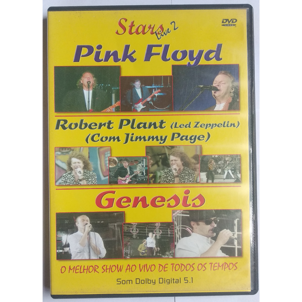 Dvd Stars Live 2 Pink Floyd Genesis