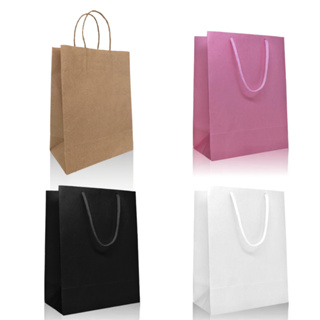 Sacola Papel Bolsa Colorida Grande - 30x40x12 - Kit 10 Un em Oferta na Shopee