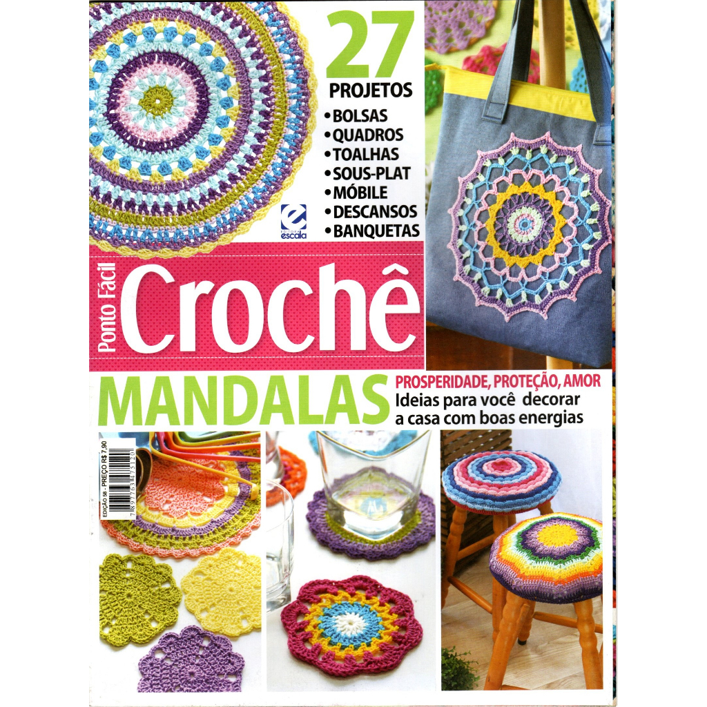 Revista Mandalas Em  Crochê Barbante