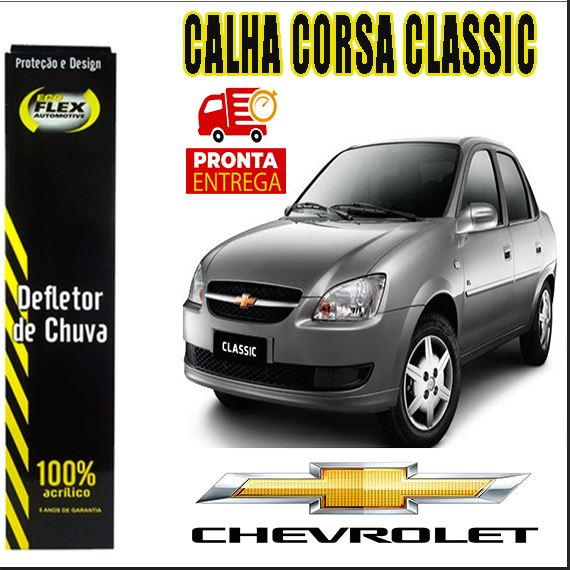 CALHA DE CHUVA CORSA CLASSIC TODOS OS ANOS (1994 ate 2015) 4 PORTAS CALHA DE CHUVA CORSA CLASSIC TODOS OS ANOS (1994 ate 2015) 4 PORTAS
