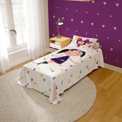 Jogo De Cama Infantil 2 Peças Lençol e Fronha Kids Show da Luna