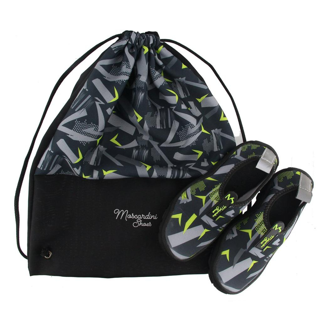 kit de pescaria top-lançamento, 1par de sapatilha nautica e 1 mochila de cordinha, para acampamento, praia, caminhada tenis meia hibrido