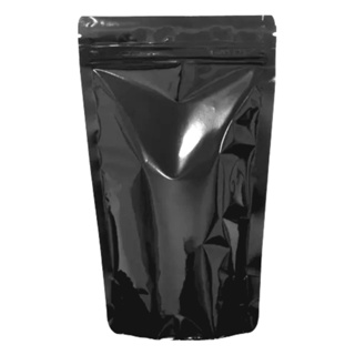Embalagem Stand Up Preta Metalizada C. Ziper  pct c/ (100unid) em Oferta na Shopee