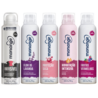 Desodorante Aerossol Antitranspirante Monange Feminino Todos os tipos escolha a fragrânica