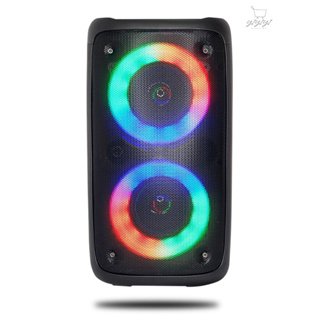 Caixa de som Bluetooth Portátil Led Rgb TWS Estéreo Multimídia em Oferta na Shopee