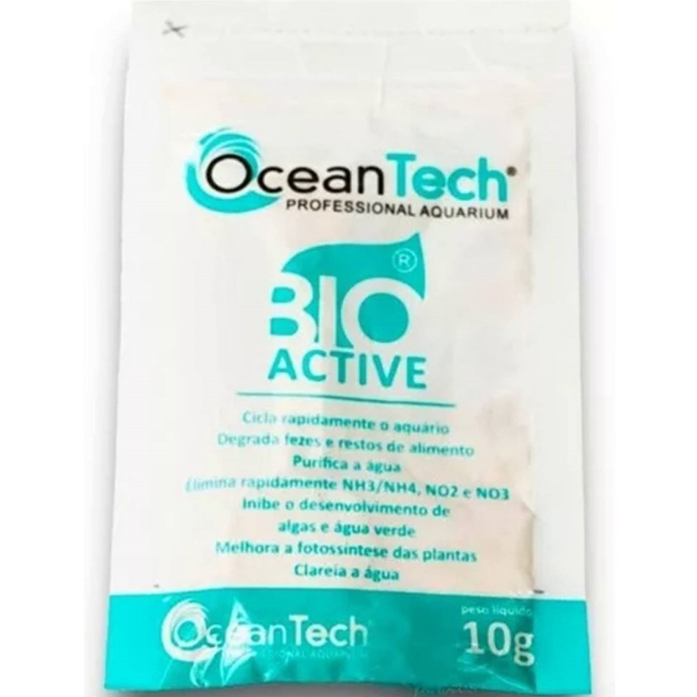 Acelerador Biológico Ocean Tech Bio Active 10g Para Aquários de água Doce, água salgada marinho e lagos Ornamentais em Oferta na Shopee