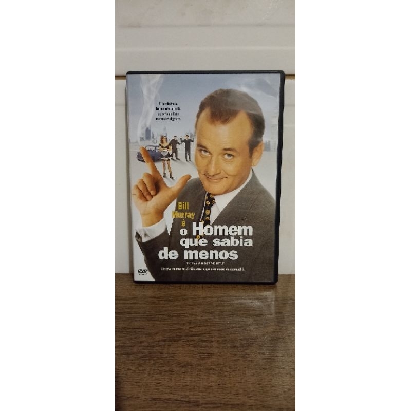 Dvd O Homem que sabia de menos - Legendado - Bill Murray - Ótimo Estado