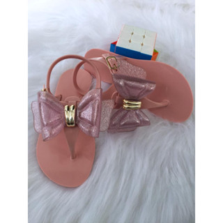 Sandália Infantil Laço Fashion com ajuste para Menina Promoção
