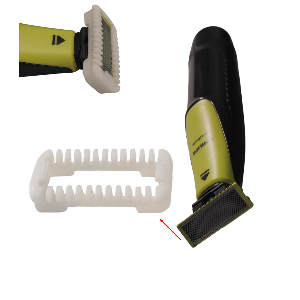 Pente Zero Philips One Blade Corpo, Pelos e Áreas Sensíveis