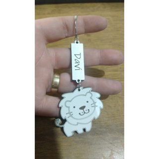 Chaveiros em MDF Lembrancinha Leaozinho Baby Personalizado em Oferta na Shopee