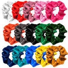 Xuxinha de CETIM - Buchinha Cabelo - Elastico de cabelo - - Scrunchies Anti frizz cabelos lisos e cacheados