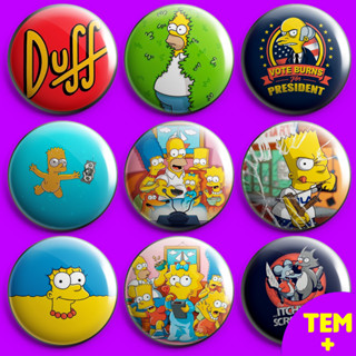 Bottons SIMPSONS - Botton broche de 3,5cm/4,5cm/5,5cm