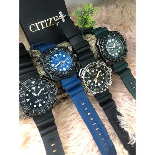 Relógio Masculino Citizen Analógico Promaster Tuna Pulseira Silicone Caixa Metal