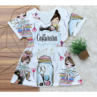 Camisa T-shirt Profissão Costureira feminina em Oferta na Shopee