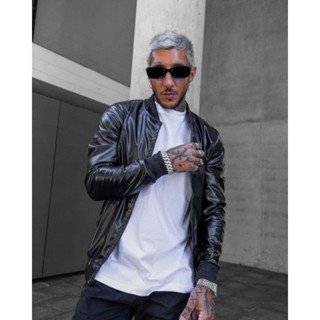 Jaqueta Masculino Premium Bomber Cirre Vinil Streetwear Tendência
