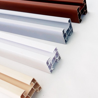 Trilho guia superior para porta sanfonada 80cm Branco