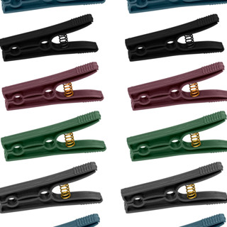 Prendedor Plug Lar, Kit com 12 Peças, Cores Diversas, Não deixe suas roupas voarem com o vento!