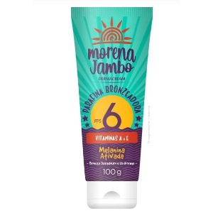 Parafina Bronzeadora Morena Jambo Melanina Ativada 100g