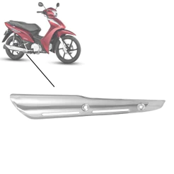 Proteção De Escapamento Protetor Escape Pro Tork Moto Honda Biz 125 2006 Até 2010 Modelo Original