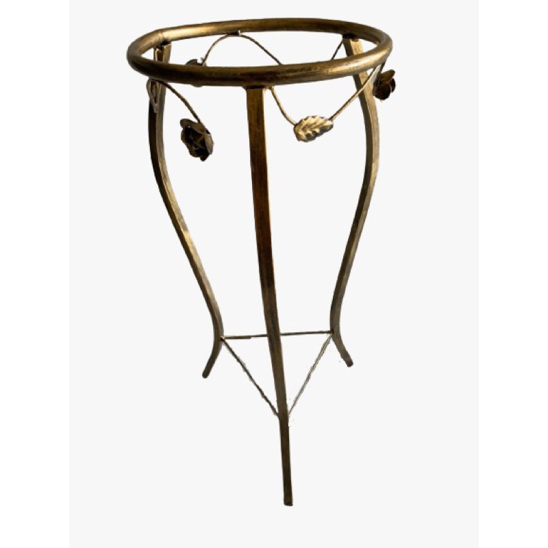 Mesa, Mesinha, Aparador, Coluna redonda, Móveis de ferro, Flor de ferro, Ouro velho, Décor, Decoração, Quarto, Casa, Sala, Vidro, móveis, Prateleira