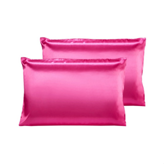 Kit Fronhas De Cetim 02 Peças Antifrizz Brilho 70x50cm Cores Lindas em Oferta na Shopee