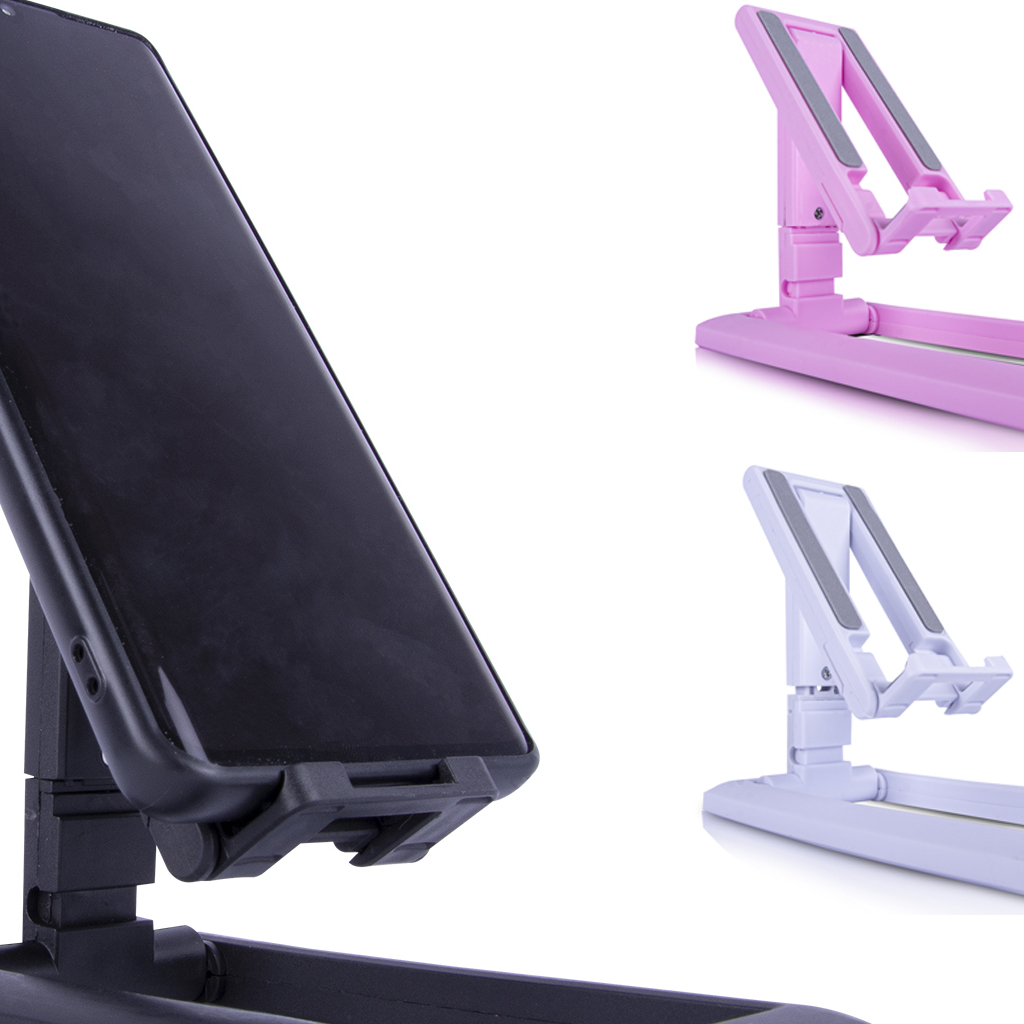 Suporte de Mesa para Celular Tablet Smartphone Dobrável Portátil