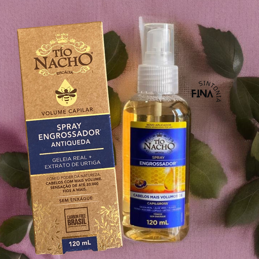 Tío Nacho Spray Engrossador - Tônico Antiqueda 120ml