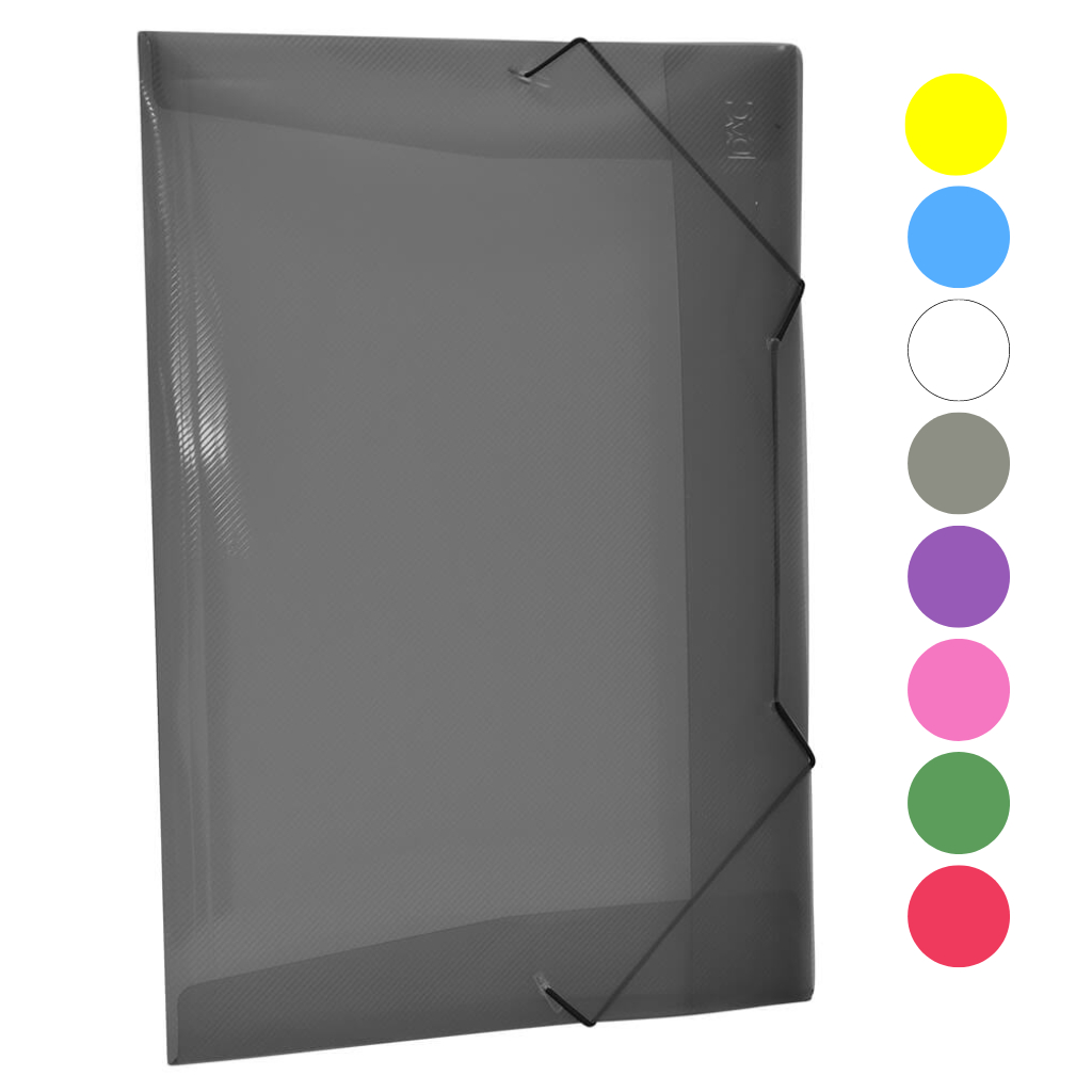 Pasta Aba Elástica Polipropileno 501 Ofício Sem Lombo 23 x 34 cm -  DAC | Escritório Utilidades