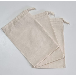 Saco de Algodão Cru 13x20cm N°02 Com 5 Unidades Saquinho Ecológico Embalagem em Oferta na Shopee