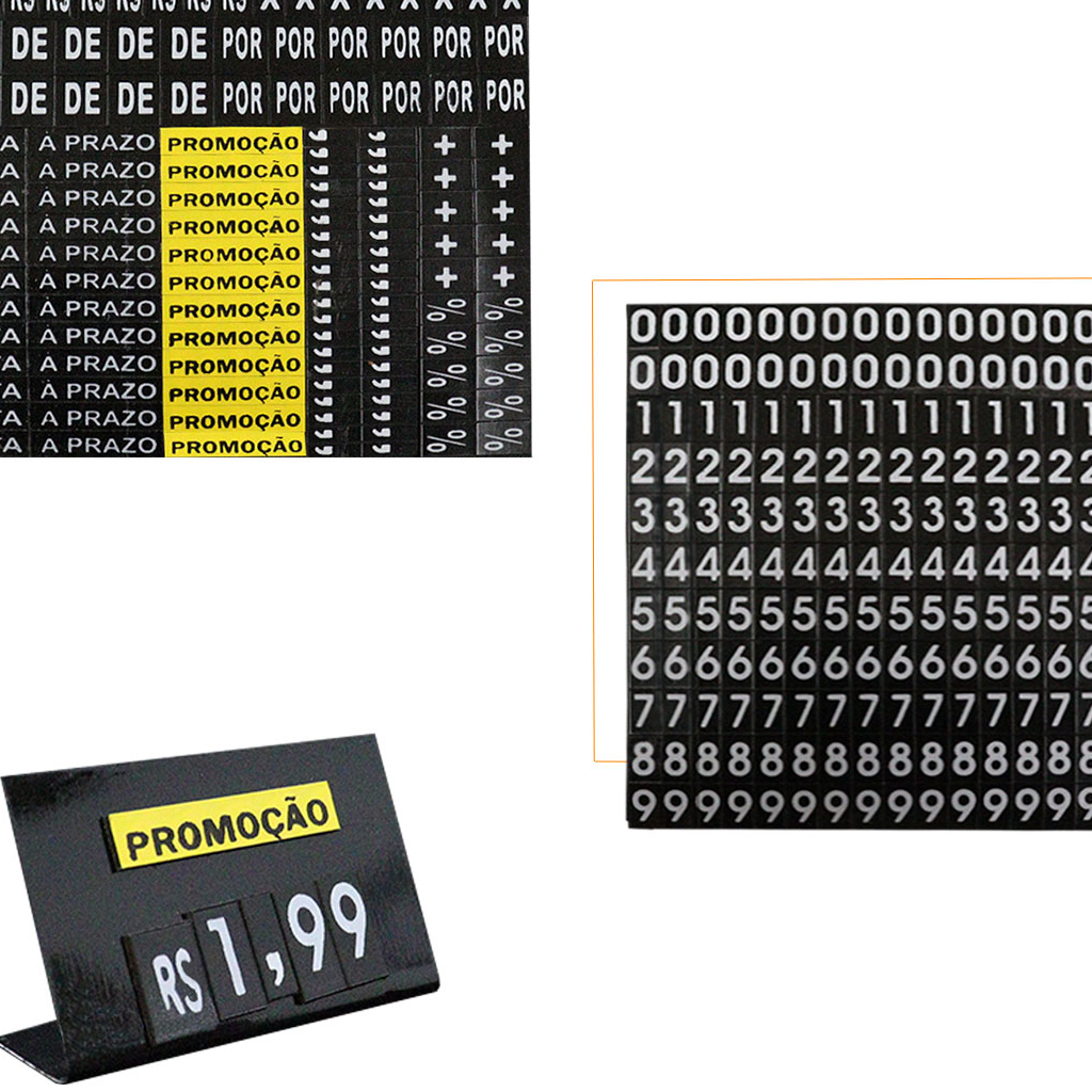 Porta Preço Etiqueta Magnética Imã Suporte Base Grande para vitrine em Oferta na Shopee