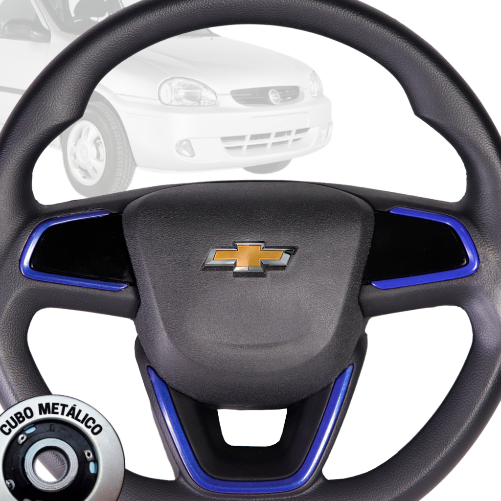 Direção Esportiva Novo Onix Azul Corsa Classic Celta Omega Onix Cobalt Monza Kadett Prisma Montana em Oferta na Shopee