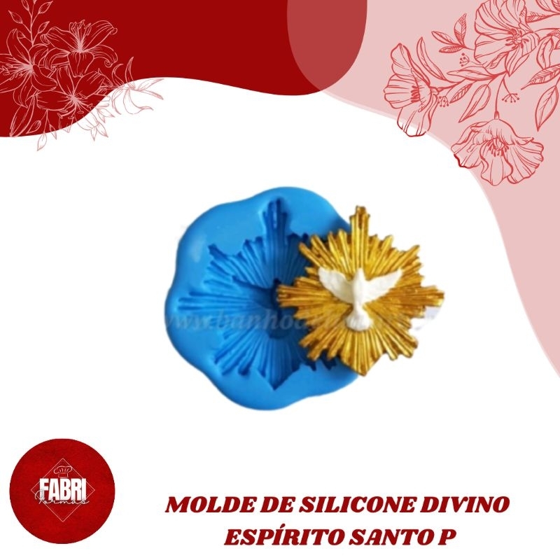MOLDE DE SILICONE DIVINO ESPÍRITO SANTO P