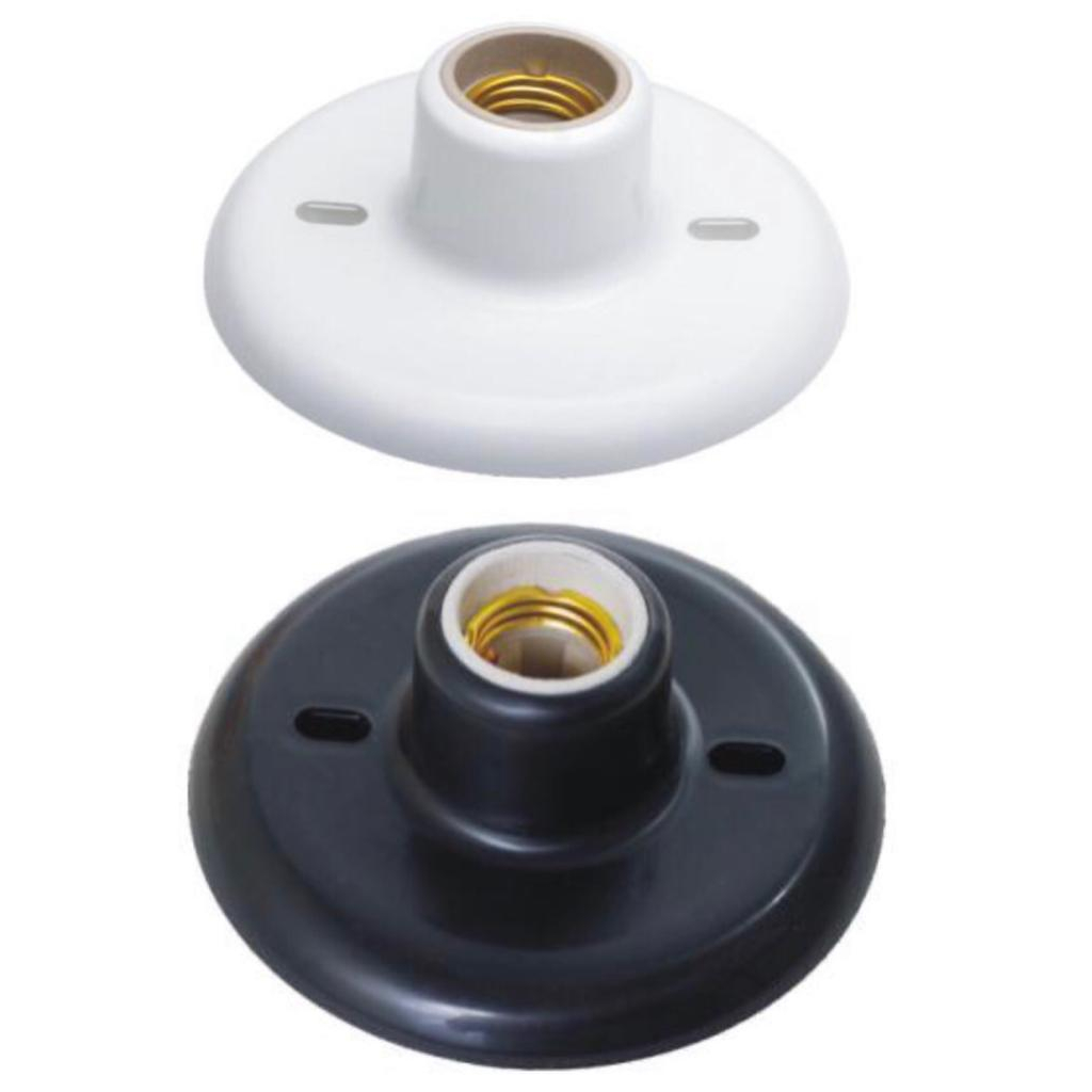 PLAFON SOBREPOR 1 LÂMPADA  SOQUETE PORCELANA E27-  AREA INTERNA TETO - GAZPLAS em Oferta na Shopee