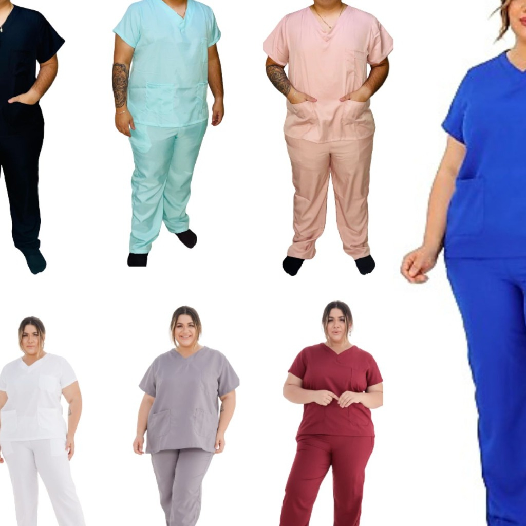 Scrub Unissex Pijama Cirúrgico Moda Hospitalar Conjunto - Uniforme Profissional10