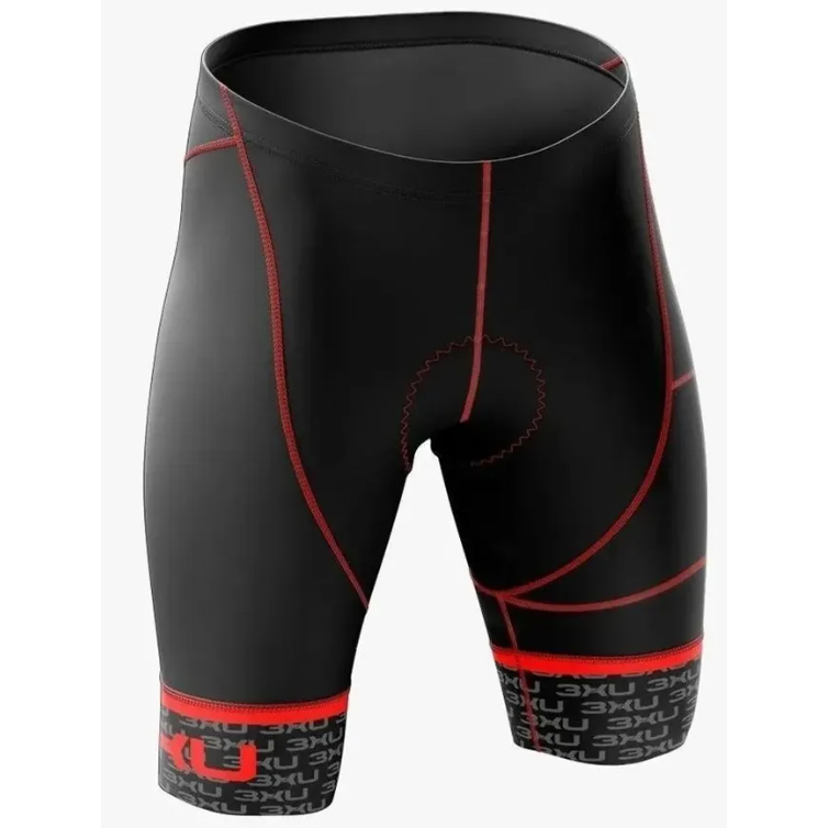 Bermuda Masculina 3XU Multiplied Ciclista Bike Vermelho - Refactor
