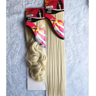 Cabelo Aplique Tic-tac Extensão Alongamento Cor Loiro