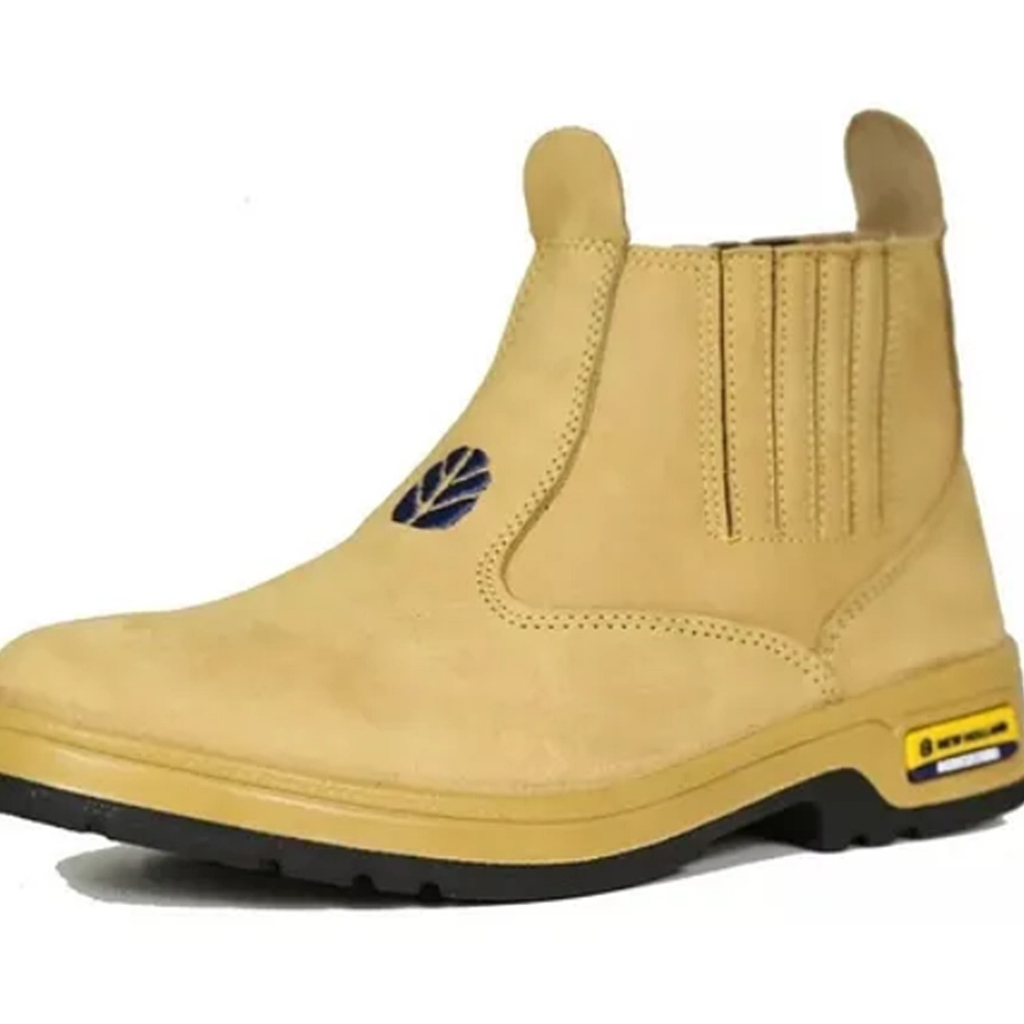 BOTINA NEW HOLLAND BOTA TRABALHO CASUAL UNISSEX CARAMELO COURO NOBUCK