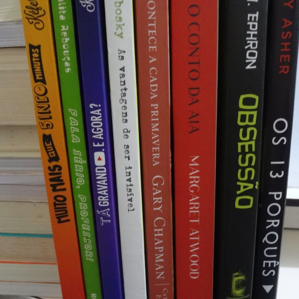 Livros Romance Os 13 Porquês Jay Asher / O Conto da Aia Margaret Atwood / Obsessão / Acontece a Cada Primavera / Vantagens de Ser Invisivel / Kéfera Buchmann / Thalita Rebouças Escolha o Seu